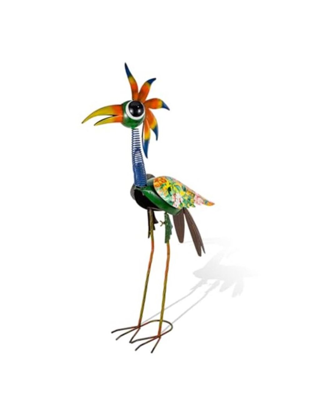 New 35" Metal Bird Sculpture,Bird Decor Yard Statue Outdoor